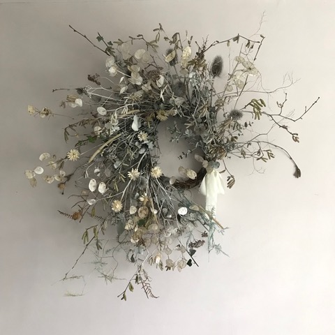 Custom hand-made wreath by Tumbleweed & Honesty